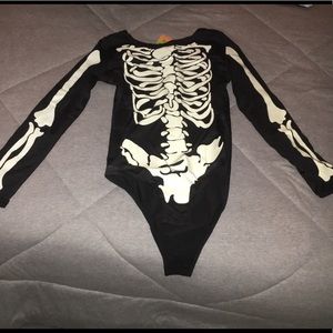 🖤Hot Topic skeleton body suit/tights NWT🖤